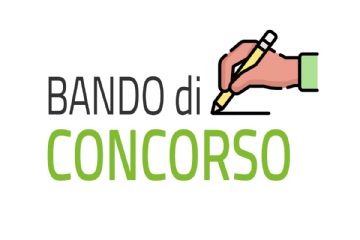 mano che scrive la dicitura bando di concorso