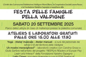 Seconda edizione della Festa delle Famiglie della Valdigne